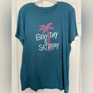 Women’s Life is Good Cool Tee. Size XL.